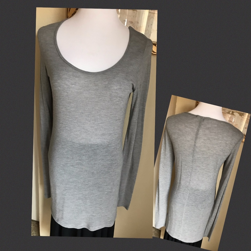 Vince Knit Skinny Tunic Top